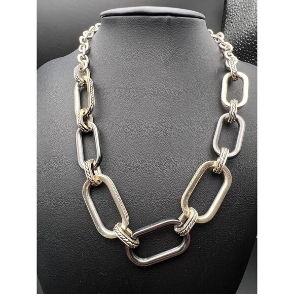 BaubleBar Mixed Link Necklace - Picture 2 of 5